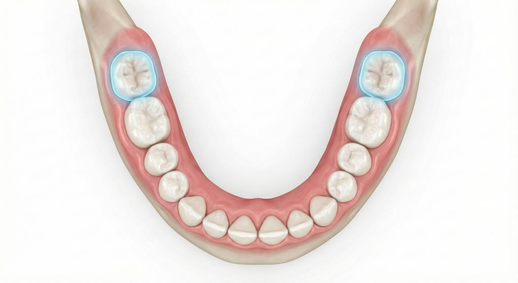 6 yaş dişi nerede çıkar görsel anlatımı ve süt azı dişleri konumu
