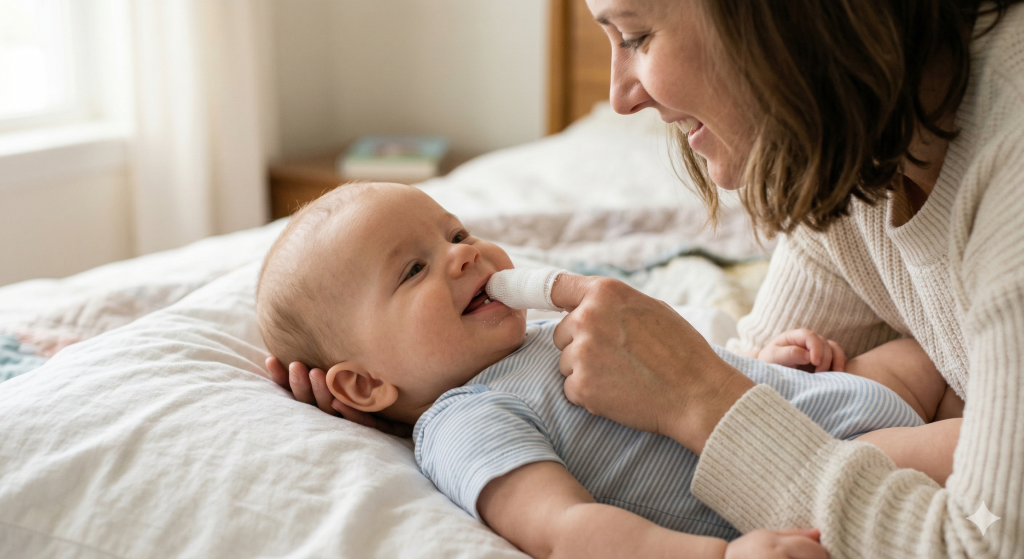 Bebeğinizin her emzirmeden sonra ağzını temizleyin