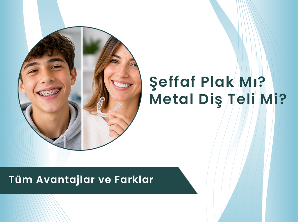 Şeffaf Plak (Invisalign) vs. Geleneksel Metal Diş Teli: Tüm Avantajlar ve Farklar | Dental Rezidans