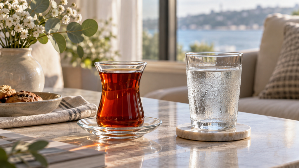 Çay ve soğuk su tüketiminde diş sağlığına dikkat edilmesi