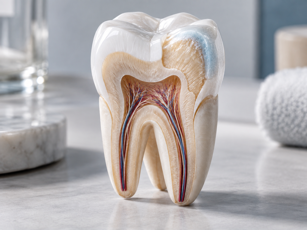 Dentin ve sıcak soğuk diş hassasiyetinin temsili